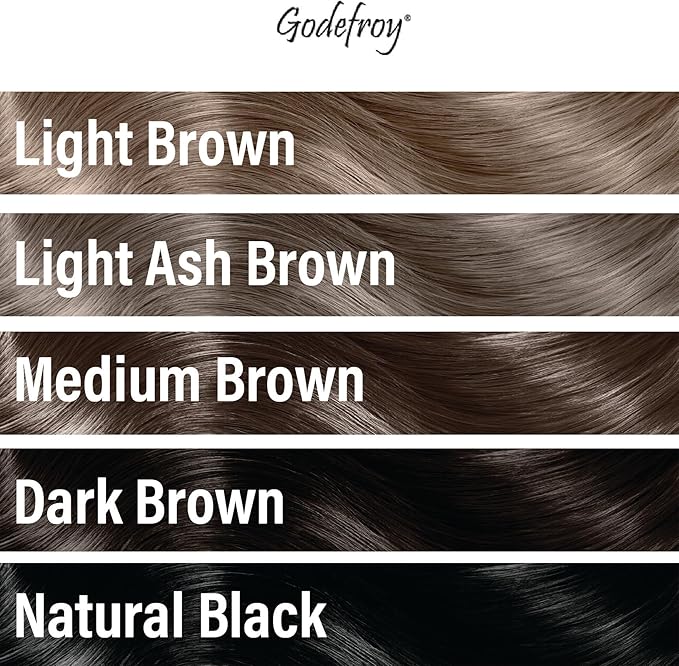 Godefroy Hair Color TK 20 Application and 4 oz Coloring Stain Remover Combo Complete Coverage of Gray Hair Roots Salon Quality Results - Light Brown