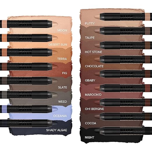 Nudestix Magnetic Matte Eye Color ? 3-in-1 Long-Wear Cream Eyeshadow Pencil Eyeliner &amp Primer | Waterproof Budge-Proof Matte Finish | Vegan &amp Cruelty-Free Eye Makeup
