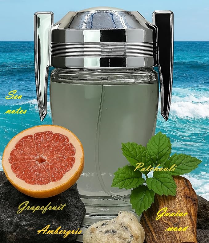 Versatile For Man &amp CUP 04-Piece Set Cologne for Men 2x100ml &amp Mini Perfume 2x35ml Eau de Toilette long-lasting Mint Grapefruit &amp Marine notes for daytime Travel perfume bottle frag