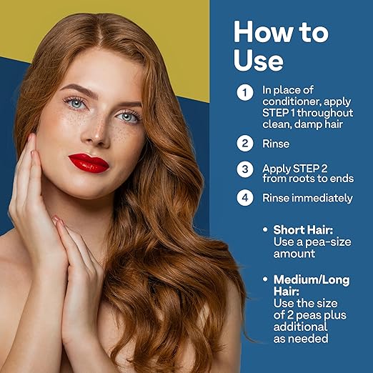 ColorProof Instant Reboot Treatment Masque 8.1 Fl. Oz. (2 Pack) Hair Mask Lightweight 2-Step Hair Mask for Damaged Hair with Color Protection Coconut &amp Lemongrass Scent
