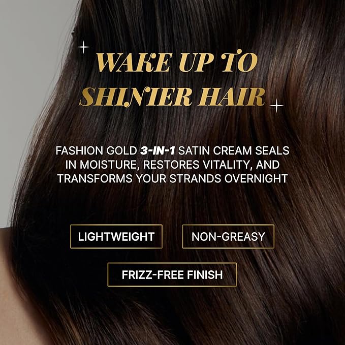 Fashion Gold CREME DE CETIM - Satin Cream 150g/56fl.oz Overnight hair mask