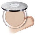 P?R MINERALS 4-in-1 Pressed Mineral Makeup Powder Foundation with SPF 15 - Concealer &amp Finishing Compact Pressed Powder for Face - Buildable Medium to Full Coverage Foundation Powder