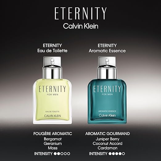 Calvin Klein Eternity Aromatic Essence for Men ? Gormand Men's Cologne ? With Notes of Juniper Berries Coconut and Cardamom ? Long Lasting Fragrance