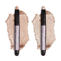 Julep Eyeshadow 101 Cr?me-to-Powder Waterproof Eyeshadow Stick Duo ? Long-Lasting Crease-Proof Easy Apply with Built-in Smudger - Champagne Shimmer and Pearl Shimmer