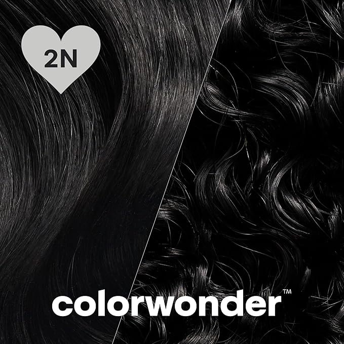 Madison Reed colorwonder Demi-Permanent Hair Color Effortless At-Home Hair Dye Ammonia-Free Cruelty-Free Jetset Black (2N True Black) Pack of 2
