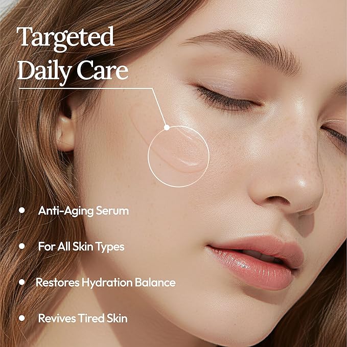 Moisturizing Serum Korean Skincare Hydrating Serum for Face made with Niacinamide promotes Firmness and Glossy Skin 60 ml (2.02 fl oz)