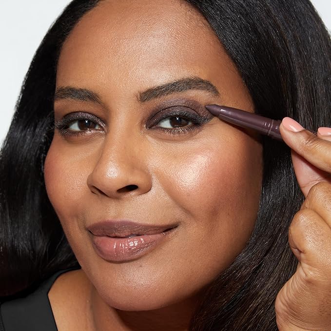 LAURA GELLER NEW YORK Kajal Longwear Kohl Eyeliner Pencil - Royal Quartz - Caffeine and Vitamin E - Smooth &amp Blendable Liner - Built-In Sharpener
