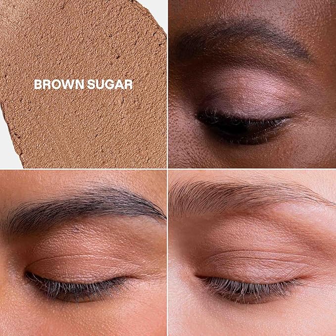 ATTITUDE Oceanly Eyeshadow EWG Verified Single Matte Cream Eyeshadow Plastic-Free Vegan Beauty and Makeup Brown Sugar 0.16 Fl Oz
