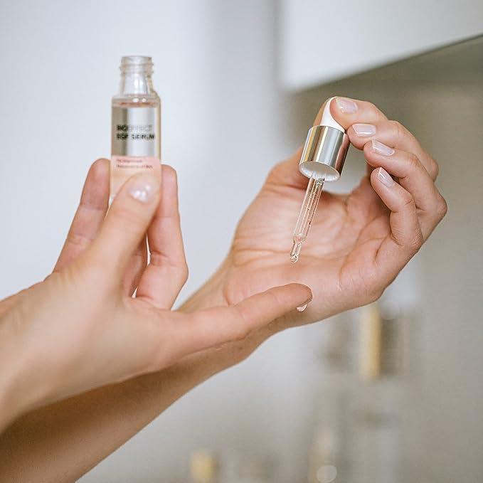 BIOEFFECT EGF Serum Treatment Duo with Hyaluronic Acid Enhance Skin with Moisturizing Firming Wrinkle-Fighting Treatment for Face And Neck Day And Night Best Derma Roller Facial Serum