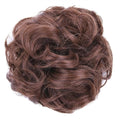 EARSHOT Hair Buns Hair Piece 1 Pack Synthetic Donut Bun Messy Bun Hair Slices Curly Wavy Headbands Women Bun Wig Synthetic Wig Hair Extensions Hair Accessories For Girls (Color : M4-30)