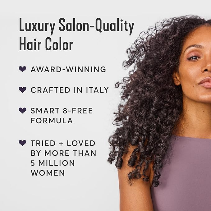 Madison Reed Radiant Hair Color Kit | 3NNA Cool Black-Brown with Ash Undertones (Positano Black) for 100% Gray Hair Coverage | Dimensional Permanent Hair Dye | PPD-Free &amp Ammonia-Free | 2 Pack