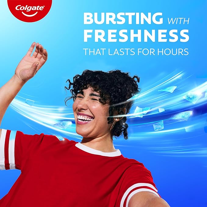 Colgate Max Fresh Travel Size Toothpaste with Mini Breath Strips Cool Mint - 24 Pack
