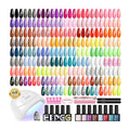 phoenixy 71 Pcs Gel Nail Polish Kit with U V Light 60 pcs Gel Nail Kit with 5 Pcs Base Top Coat Manicure Starter Nail Polish Set Christmas Gifts for Women ST9019