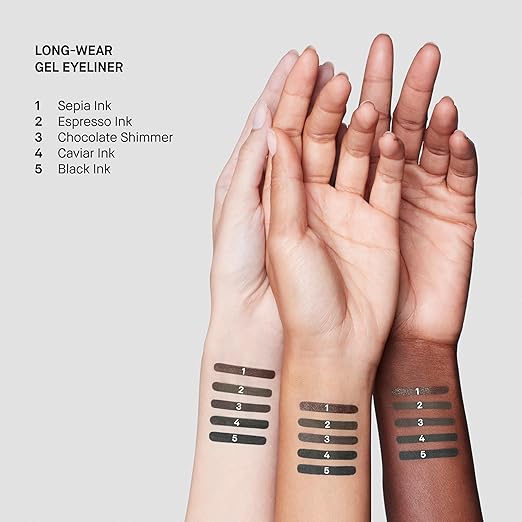 Bobbi Brown Long-Wear Gel Eyeliner | Precise Smudge-Proof &amp Waterproof Eyeliner for 8-Hour Wear 0.1 Ounce