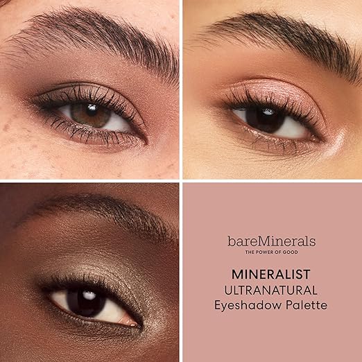 bareMinerals Mineralist Eyeshadow Palette Six Richly Pigmented Shades Ultra-Blendable Talc-Free Vegan Crease-Proof Wear