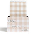 Cream Flannel Hair Salon Pop Up Foils Aluminum Foil Sheets for Highlighting and Coloring Salon Hair Foils 5x14 400 Foil Sheets (LONG FOILS) (Cream Flannel 5in x 14in)