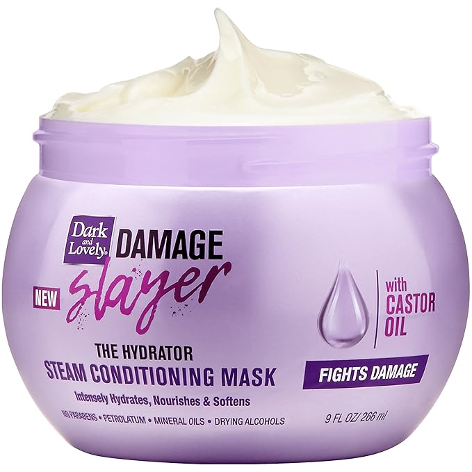 Dark and Lovely Damage Slayer The Hydrator Steam Conditioning Mask 9 Ounce (Packaging May Vary)