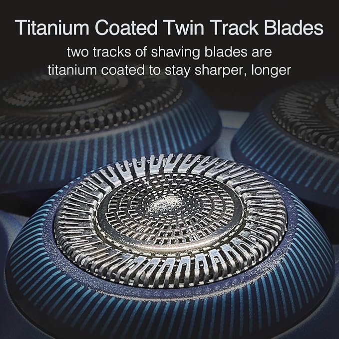 Remington Limitless X7 Shaver for Men Titanium Blades and Power Sense Technology Advanced Performance Foil Rotary Electric Shaver with PivotBall for Sensitive Skin Comfort 100% Waterproof.