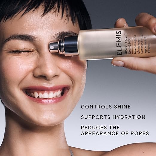 ELEMIS Pro-Collagen Toning Mist 150ml Hydrating PHA Facial Mist to Refine Pores &amp Smooth Skin