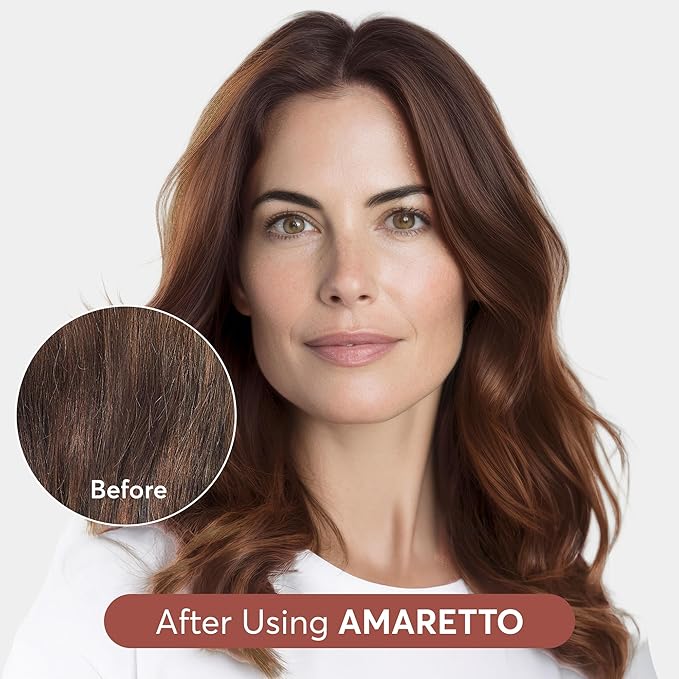 Madison Reed Color Reviving Gloss Amaretto - Bronze Semi-Permanent Hair Dye Enhances Hair Color &amp Corrects Tone Adds Brilliant Shine Keratin &amp Argan Oil 4 Fl Oz (118 mL)