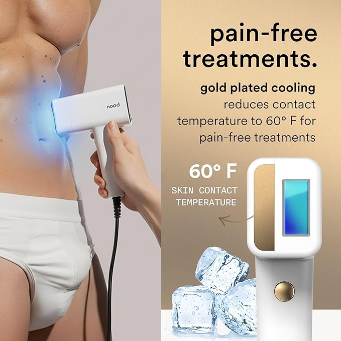 Nood??NEW Flasher Pro ? IPL Laser Hair Removal Device &amp Anti-Aging Red Light Therapy for Women &amp Men ? Pain-free Permanent Visible Results After First Use &amp Works Everywhere Hair Grows ?