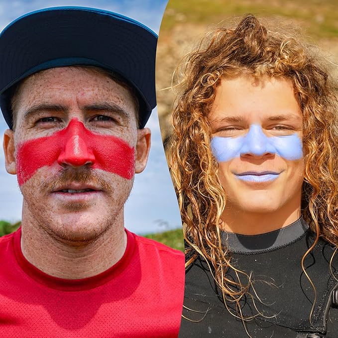 Sun Zapper Extreme Zinc Oxide Sunscreen Stick ? SPF 50+ Water Resistant ? 3-Pack (Red White Blue) ? For Face ? Made in Australia