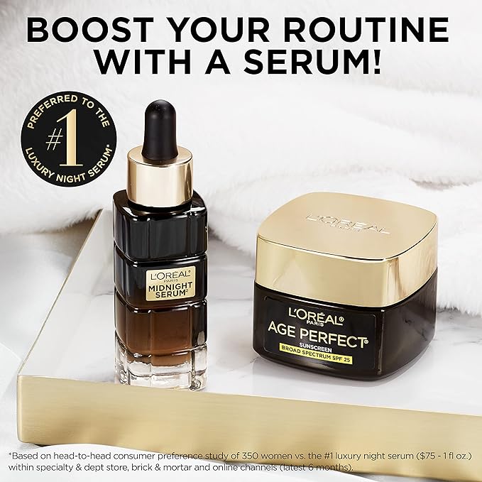 LOreal Paris Age Perfect Cell Renewal Anti-Aging Day Moisturizer with Broad Spectrum SPF 25 Sunscreen Antioxidants and Vitamin E 1.7oz