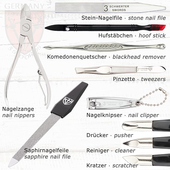 3 Swords Germany ? manicure pedicure set kit (656)