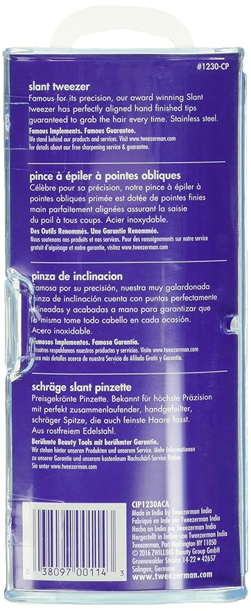 Tweezerman Slant Tweezer Assorted Colors Purple