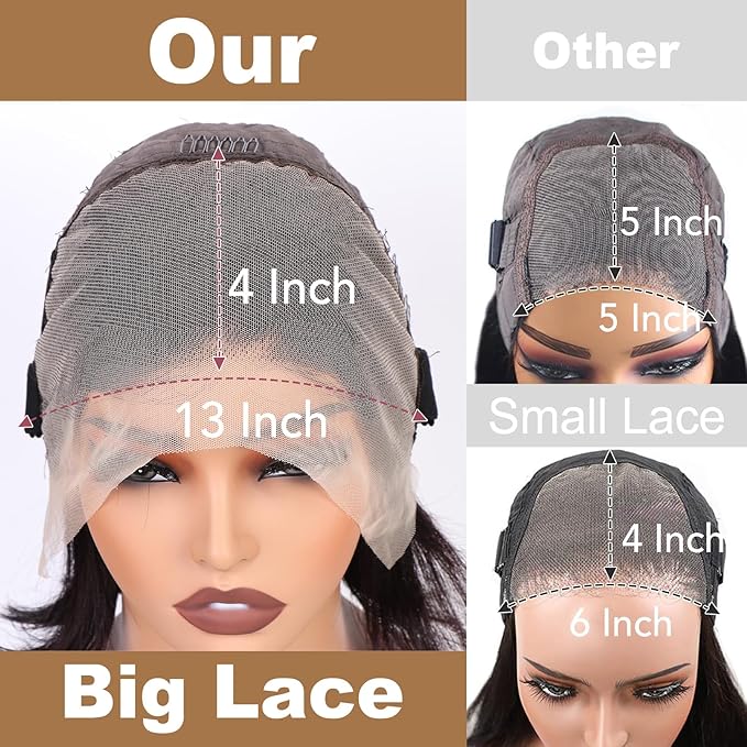 4/27 Honey Blonde 13x4 Bob Wig Human Hair 180% Density HD Transparent Lace Front Wigs Human Hair Short Bob Pre Plucked Straight Wigs Human Hair for Women 12 Inch