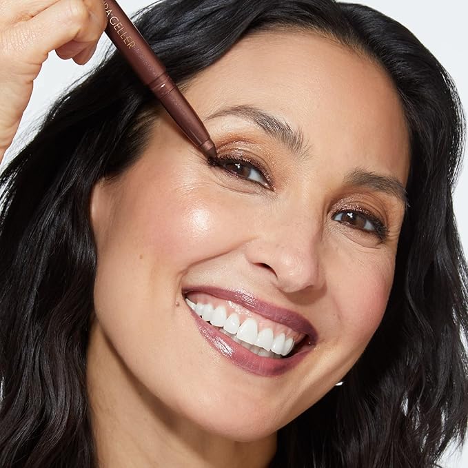 LAURA GELLER NEW YORK Kajal Longwear Kohl Eyeliner Pencil with Caffeine Smooth &amp Blendable Makeup Dark Brown