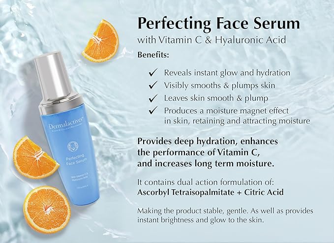 Dermaldrafts Perfecting Face Serum with Vitamin C and Hyaluronic Acid