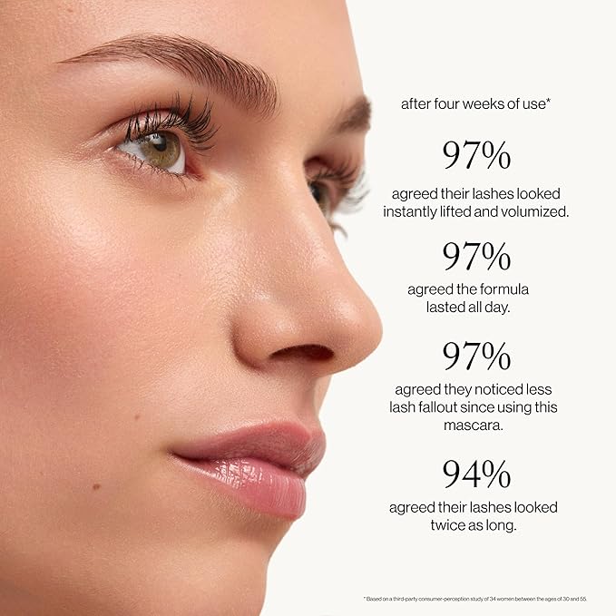 goop Beauty Featherlash Lifting Mascara | Volumizing &amp Lengthening Eyelash Serum with Nourishing Clean Ingredients | 0.15 fl oz