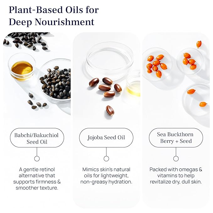 PUREANCE Organic Bakuchiol Plumping Serum - Bakuchiol for Face Skin and Wrinkles - Cellular Restore Serum - With Jojoba Oil Sea Buckthorn Camu Camu Babchi Maple Leaf Extracts &amp More - 1 Fl Oz