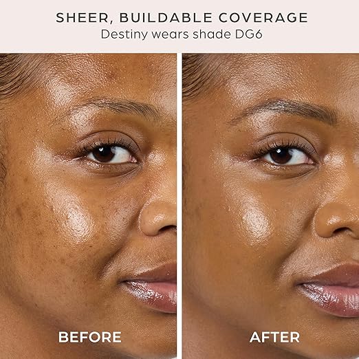 P?R Tinted Sunscreen for Face 4-in-1 Skin Tint - Broad Spectrum Mineral Sunscreen SPF 50 - Tinted Facial Moisturizer Primer &amp Foundation for Sun Protection - Lightweight Buildable Coverage
