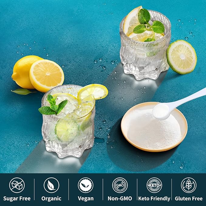 100 Servings Electrolytes Powder Sugar Free Hydration Powder Electrolyte Powder No Sugar Lemon Lime Flavor Electrolytes Drink Mix Supplement for Rapid Hydration Low Sodium 0 Calorie