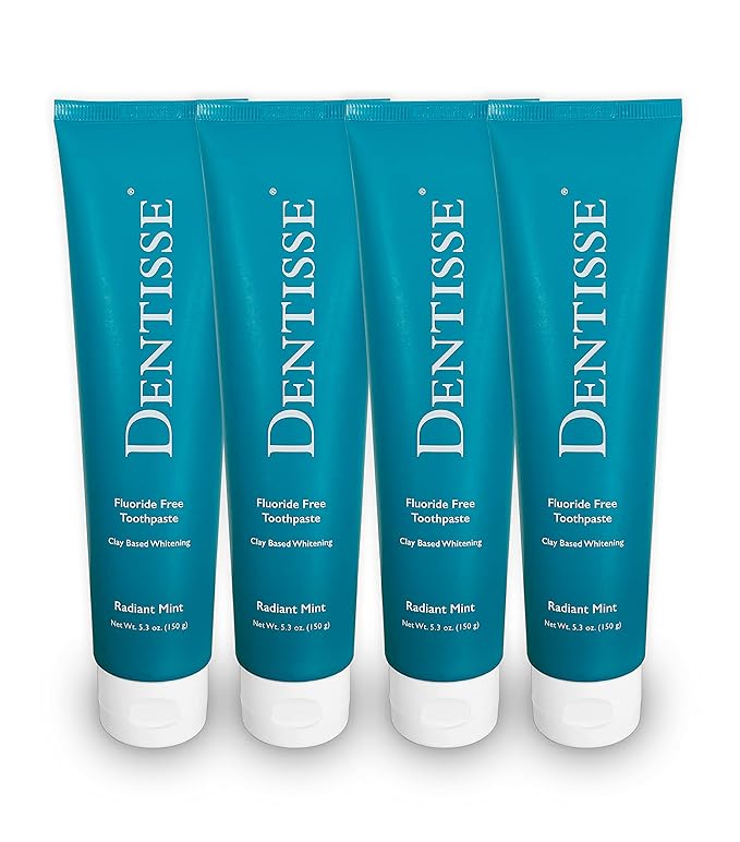 LIJA Dentisse Natural Reflection Fluoride Free Toothpaste 4 Pack 5.3 oz