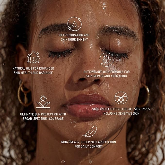 SOL LABS Mineral Sunscreen Spray SPF 50 ? Reef Safe Sunscreen Spray Lightweight Zinc Oxide Water-Resistant ? Korean Skincare Face &amp Body Sun Protection