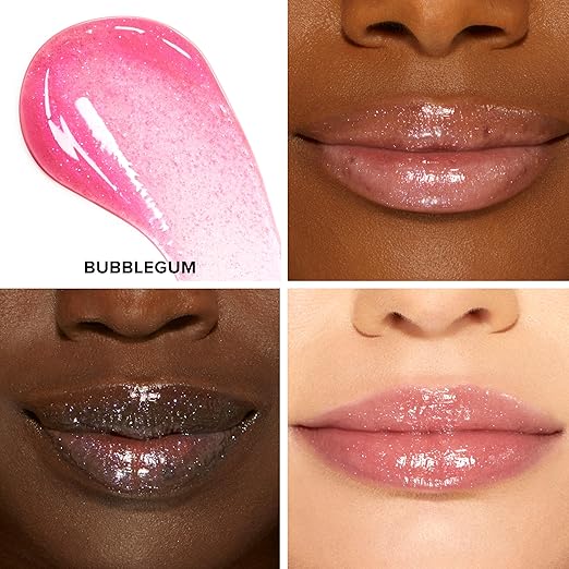 Too Faced Kissing Jelly Lip Oil Gloss | Hydrating Lip Oil + Gloss Hybrid for Instant Moisture and Shine 0.15 Fl Oz