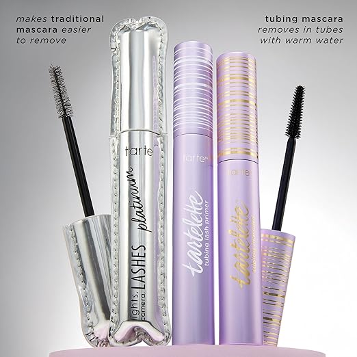 tarte tartelette tubing lash primer ? Conditioning Mascara Base for Longer Full Sizeer Volumized &amp Moisturized Lashes Infused with Hyaluronic Acid Non-Toxic Vegan &amp Cruelty Free