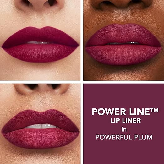 BUXOM Power Line Plumping Lip Liner Long Lasting Waterproof &amp Retractable Lip Pencil Moisturizing Formula with Peptides &amp Vitamin E Matte Finish Cruelty-Free No Sharpening Needed