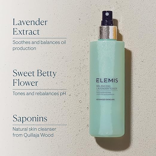 ELEMIS Balancing Toner | Alcohol-Free Purifying Facial Treatment Gently Softens Soothes and Refreshes for a Hydrated Complexion |6.7 Fl Oz (Pack of 1)