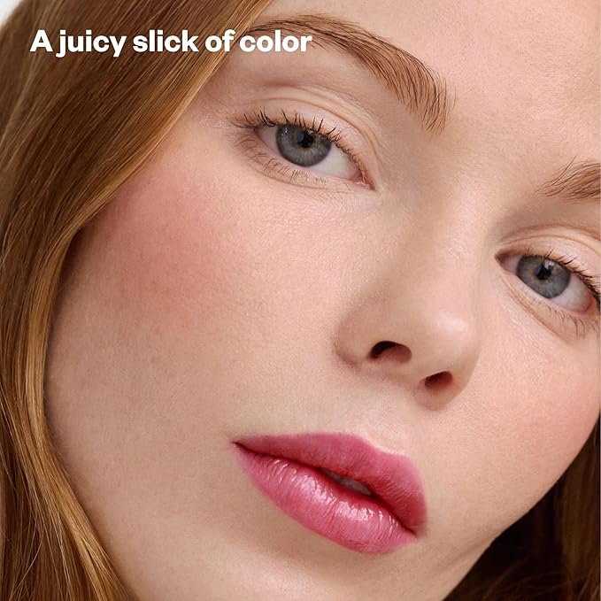 Kosas Wet Lip Oil Gloss ? Plumping Peptide Lip Treatment Gloss in Sheer Cherry Red Hydrating with Hyaluronic Acid Peptides &amp Plant Oils Non-Sticky Vegan Clean Beauty Lip Gloss (Slushy) 0.15 o