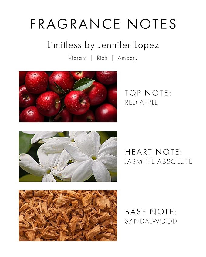 Jennifer Lopez LIMITLESS Gift Set Limitless Eau de Parfum 50 ml (1.0 FL OZ) and Body Lotion 75ml