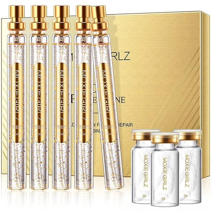 Instalift Protein Thread Lifting Set Soluble And Nano Gold Essence Combination Absorbable Collagen for Face Lift Line Carving (With 3 x Thread)