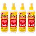 Sulfur 8 Dandruff Treatment for Braids 12 oz (Pack of 4) ? Medicated Anti-Itch Scalp Conditioner