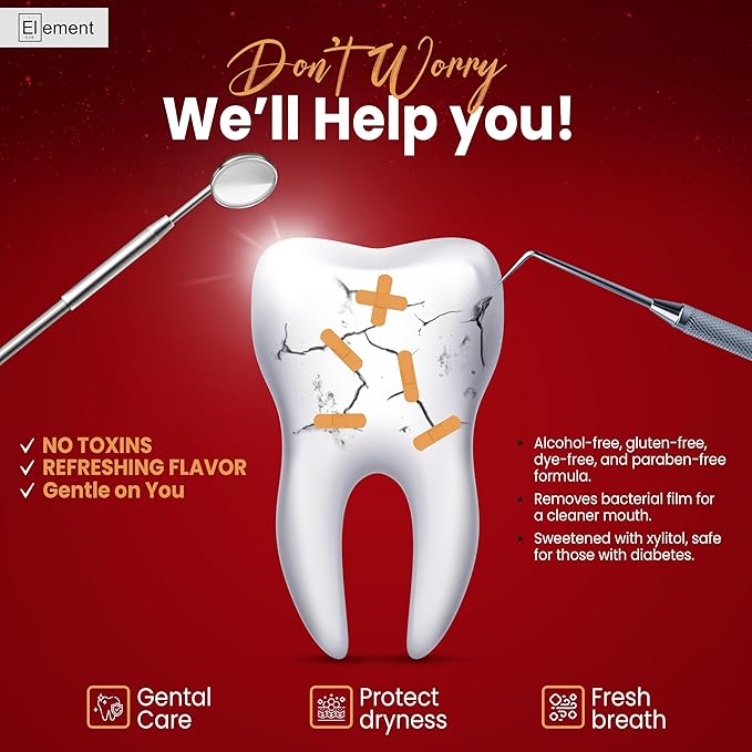 Stannous Fluoride Mouthwash - 10 Fl. Oz. 0.63% Antimicrobial Perio Rinse - Alcohol Free Dye Free Paraben Free - Refreshing Flavor (Fruit Punch)