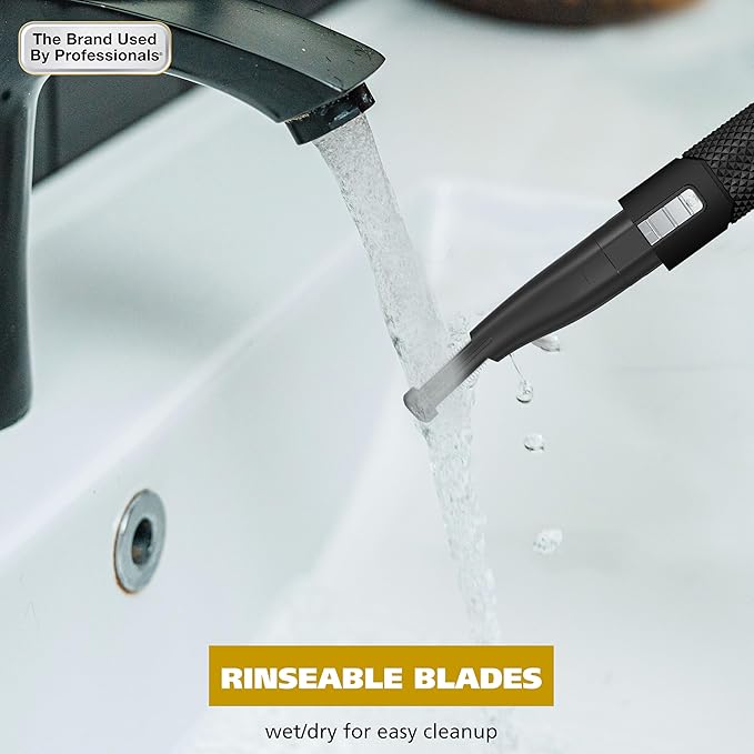 Wahl Manscaper ® 2 in 1 Lithium Battery Tactical® Dual Sided Eyebrow Trimmer and Nose Hair Trimmer for Men ? Model 3023805