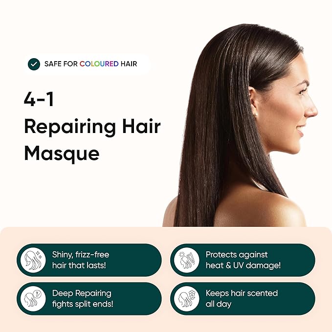 100% Organic Moroccan Argan Oil &amp Natural Keratin Masque | For Dry Damaged &amp Color Treated Hair | Cold Prerssed Oils for Deep Nourishment | Sulfates Parabens &amp Cruelty Free | 7 oz