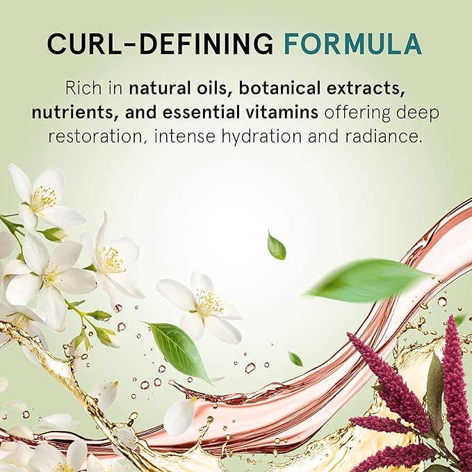 Inoar Meu Cacho Meu Crush Hair Mask with Plant-Based Collagen &amp Vitamin E for Deep Hydration &amp Curl Definition 17.6 oz